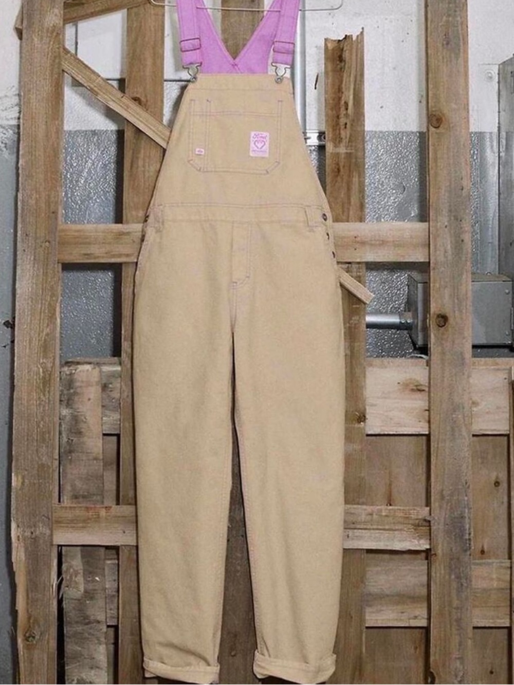 Sydney Sweeney x Ford Dickies Pink Overalls Size Small Limited Edition Carpenter